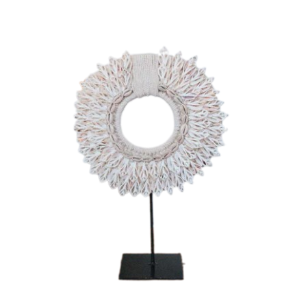 COLLAR PAPUA de aro con stand