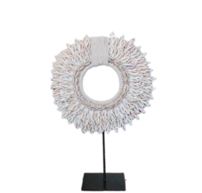 COLLAR PAPUA de aro con stand