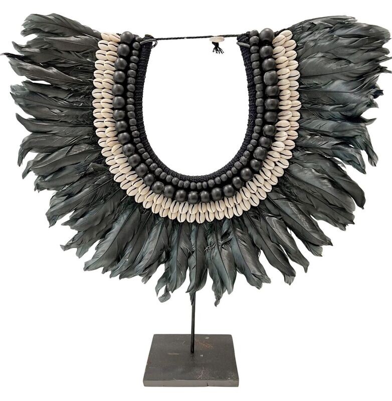COLLAR PAPÚA de ebano