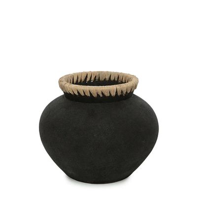 Jarrón Styly - Negro natural