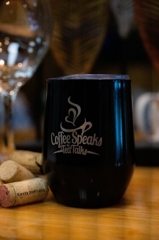 Black Coffee Speaks Tumbler