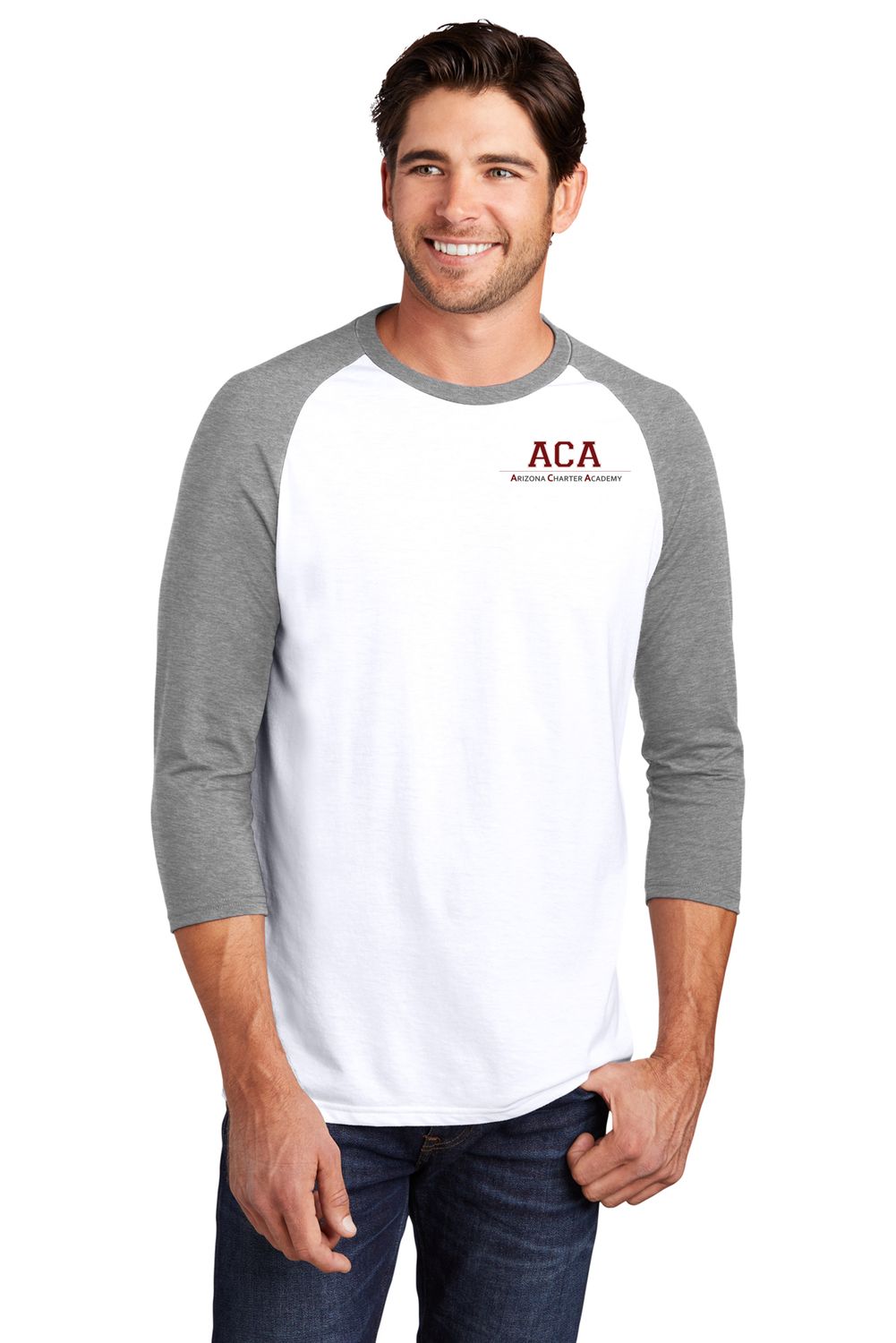ACA - 57 - District ® Perfect Tri ® 3/4-Sleeve Raglan