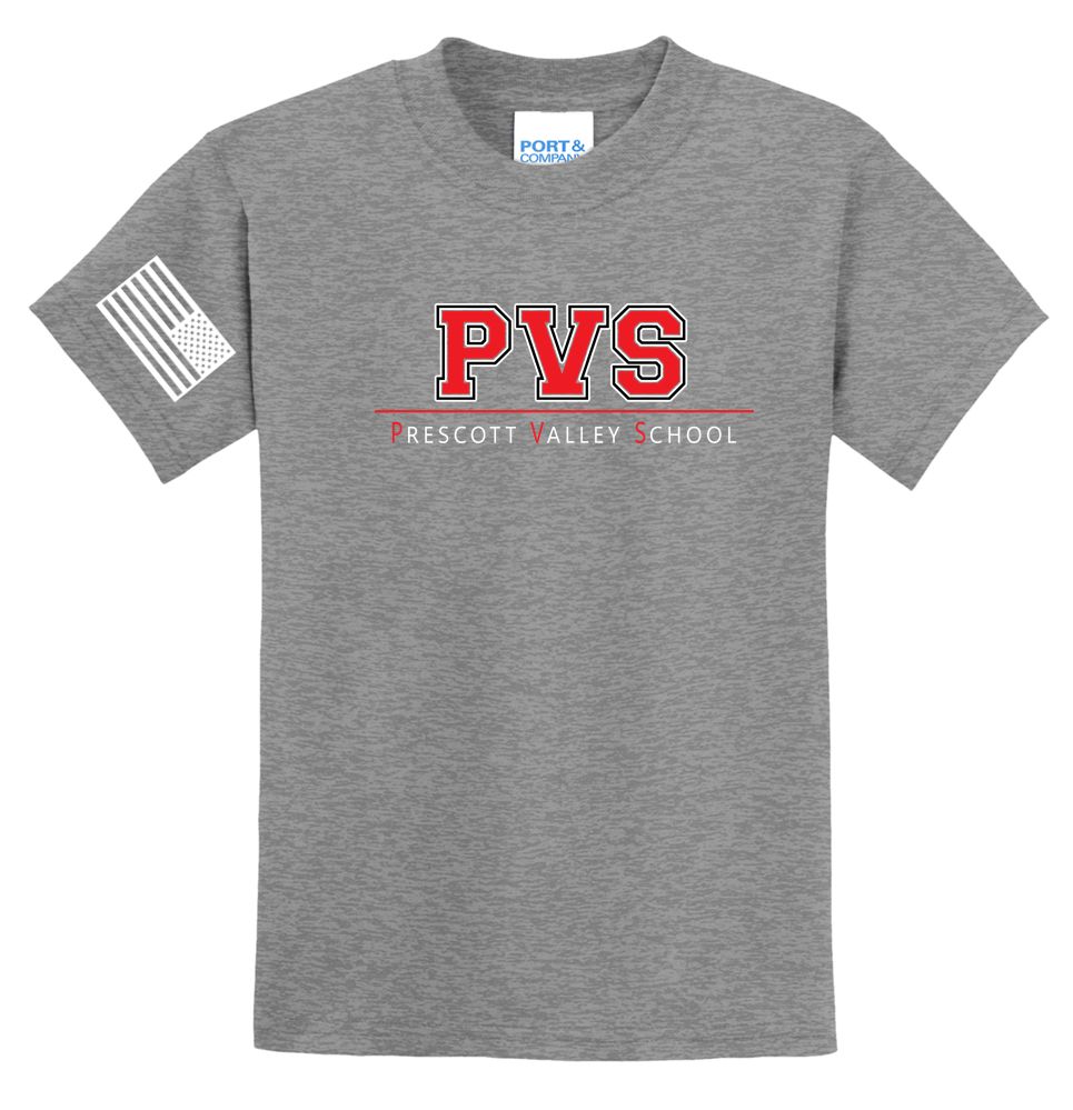 PVS - 801 - 4-6th SPIRIT SHIRT - Athletic Heather
