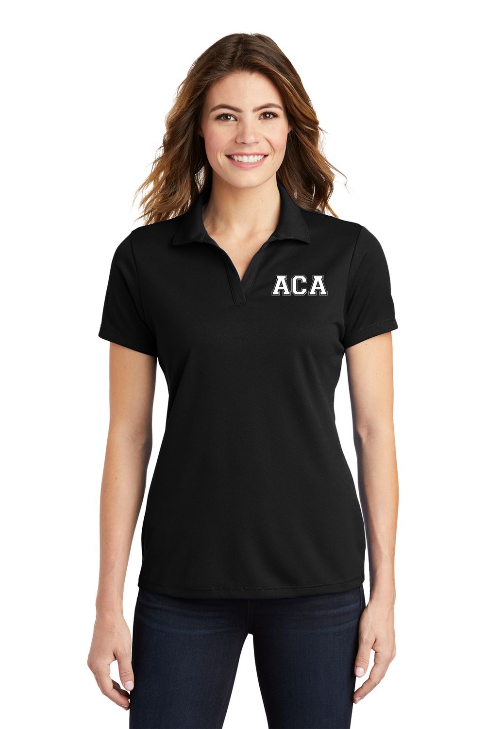 ACA - 59 - Sport-Tek LADIES RacerMesh Polo