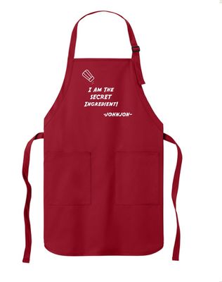 JJ - 02 - Apron - "I am the secret ingredient!"