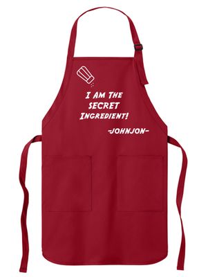 JJ - 02 - Apron - "I am the secret ingredient!"