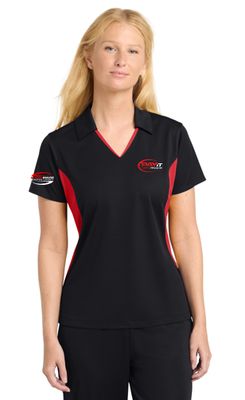PFP - 12 - Sport-Tek® Women's Side Blocked Micropique Sport-Wick® Polo