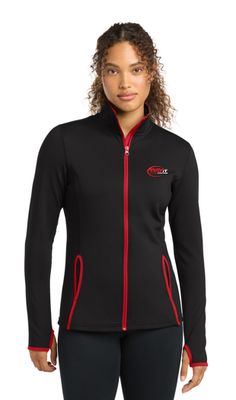 PFP - 18 -Sport-Tek® Women's Sport-Wick® Stretch Contrast Full-Zip Jacket
