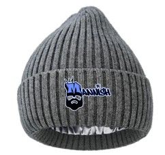 JJ - 25 - Satin-Lined Wool Beanie Hat – Warm Knit Winter Cuffed Skull Cap for Men &amp; Women