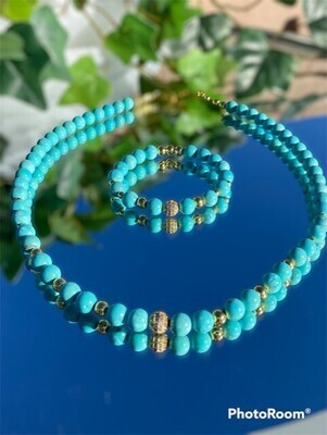 Turquoise Necklace &amp; bracelet set