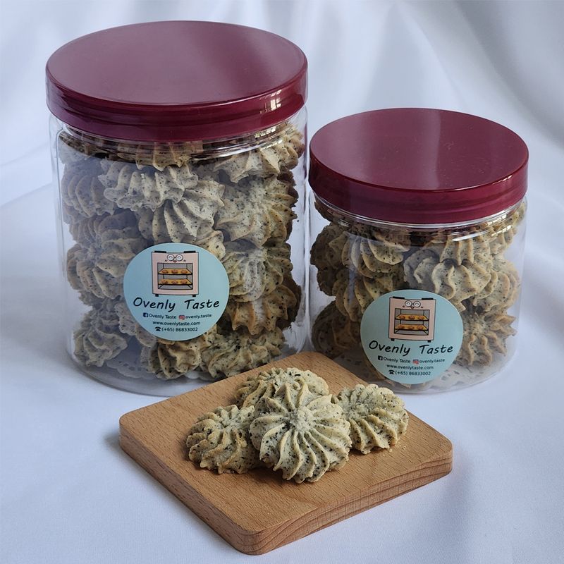 Black Sesame Butter Cookies