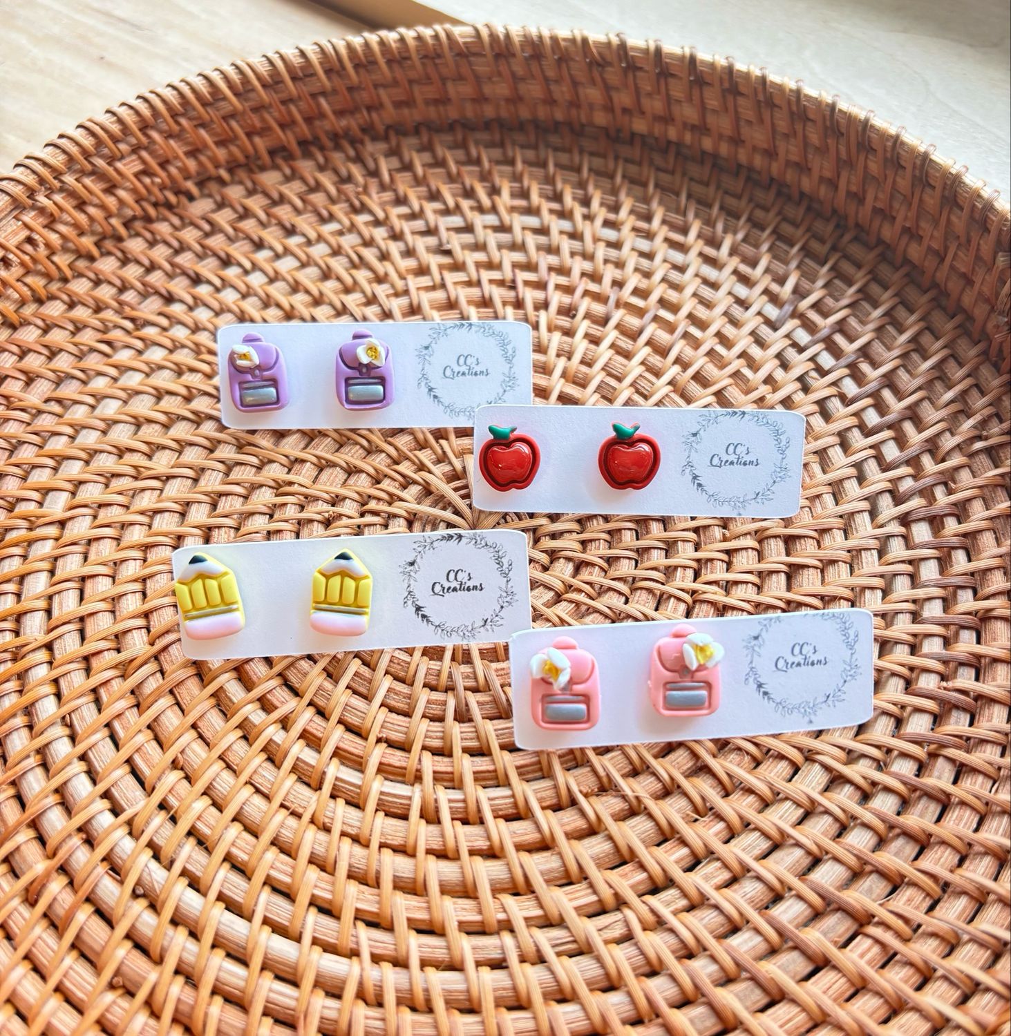 School Earrings