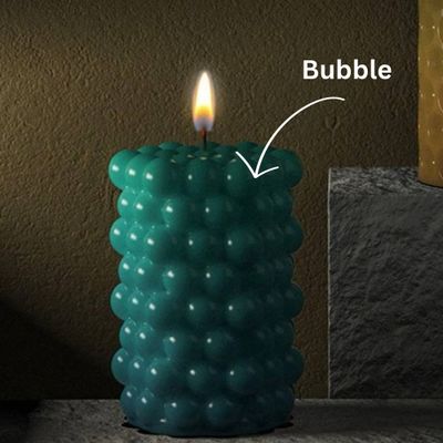 Bubble candles