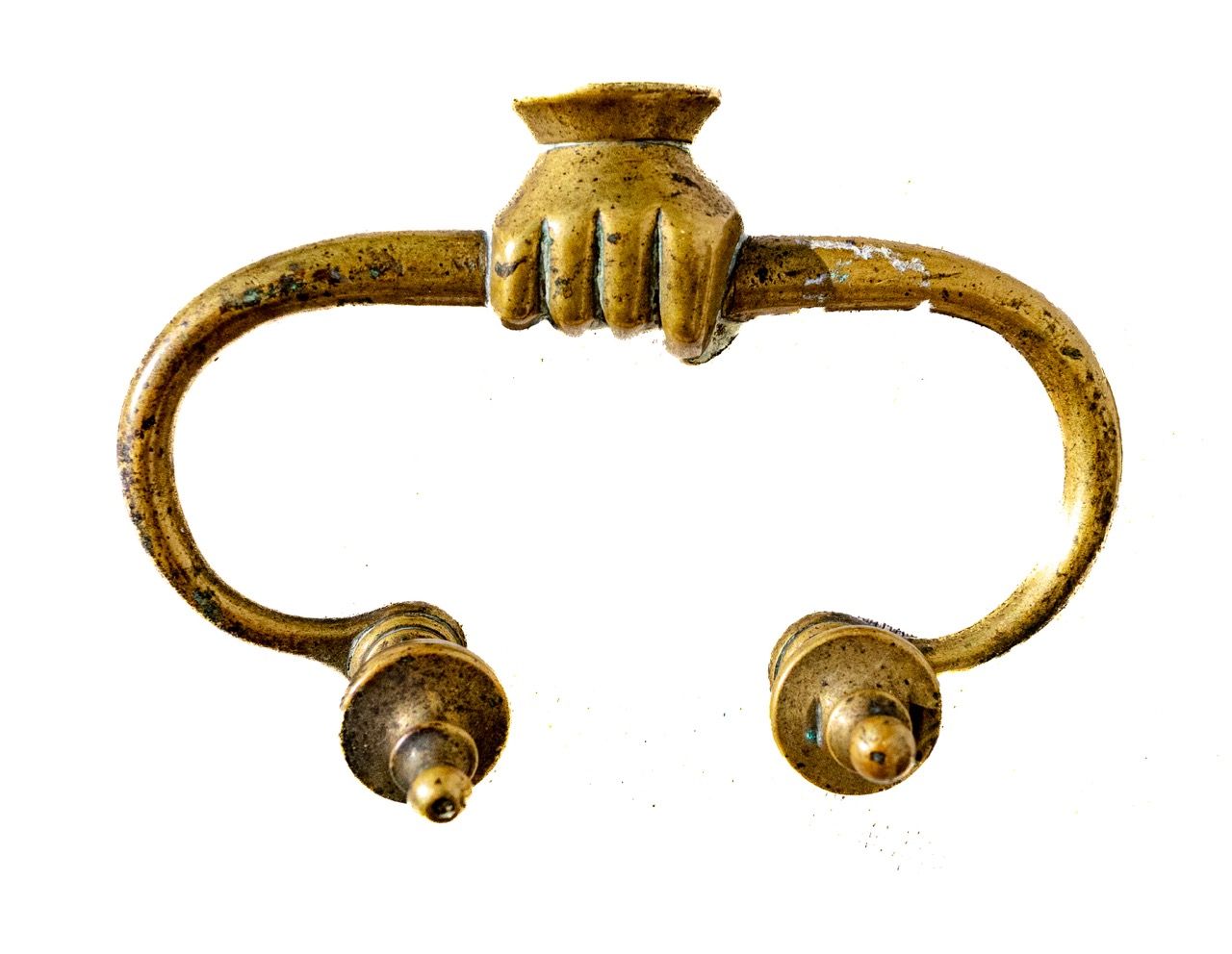 Antique Brass Furniture Pulls / Bail Handles (Lot)