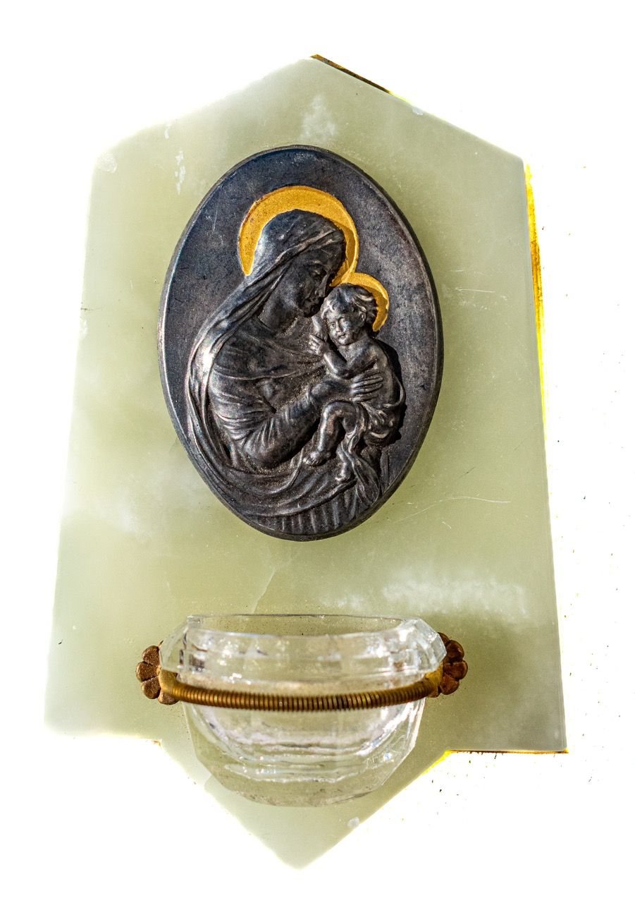 Antique French Holy Water Font (Bénitier), Early 20th Century