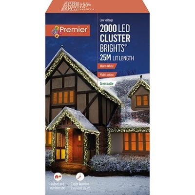 LED ClusterBrights - 2000 - 25m - Warm White