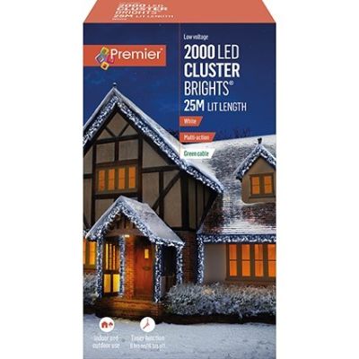 LED ClusterBrights - 2000 - 25m - White