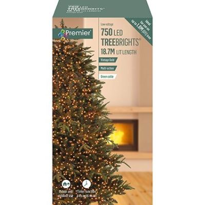 750 LED TreeBrights - Vintage Gold - 18.7m