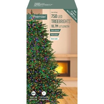 750 LED TreeBrights - Multi-Coloured - 18.7m