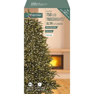 750 LED TreeBrights - White &amp; Warm White - 18.7m