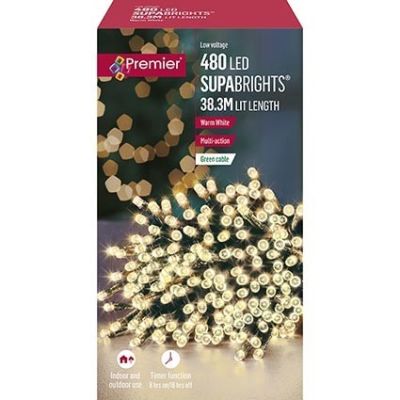 480 LED SupaBrights - Warm White - 38.3m