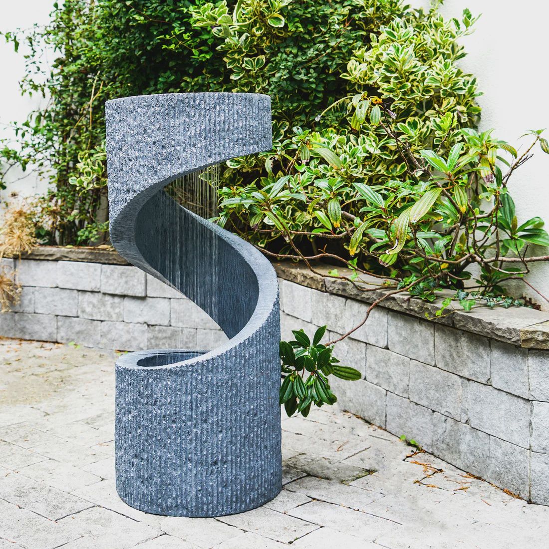 Outdoor Spiral Water Feature, Type: Boxed