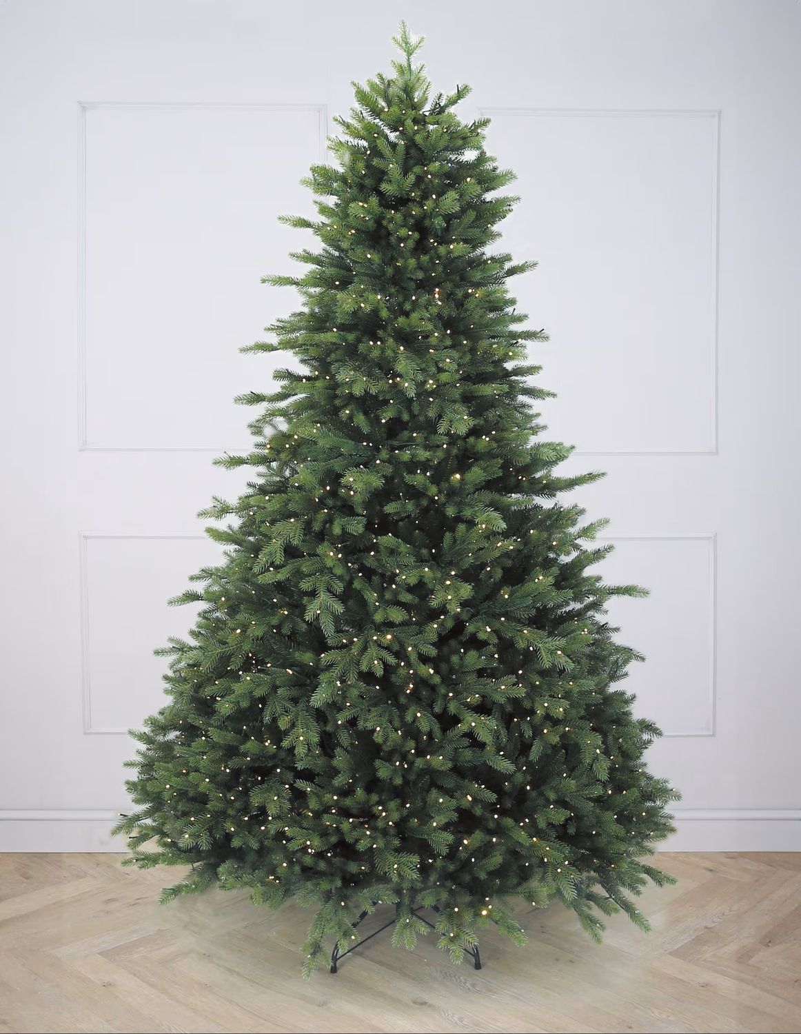 Artificial Christmas Tree - Grandvalira Fir, Size: 10ft / 300cm, Style: Prelit Warm White, Type: Boxed