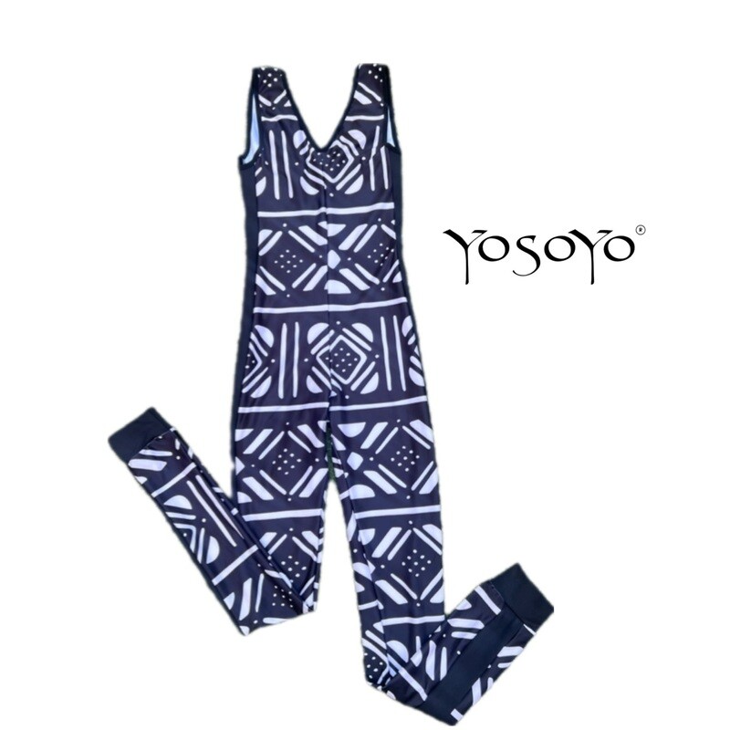PETOS JUMPSUIT BOGO BLACK AND WHITE DRIP