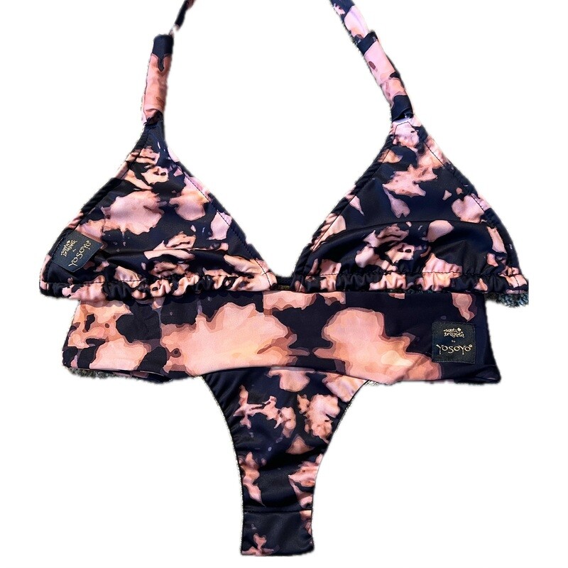 Conjunto BRAZIL + TRIÁNGULO “Brown Tyr Dye“