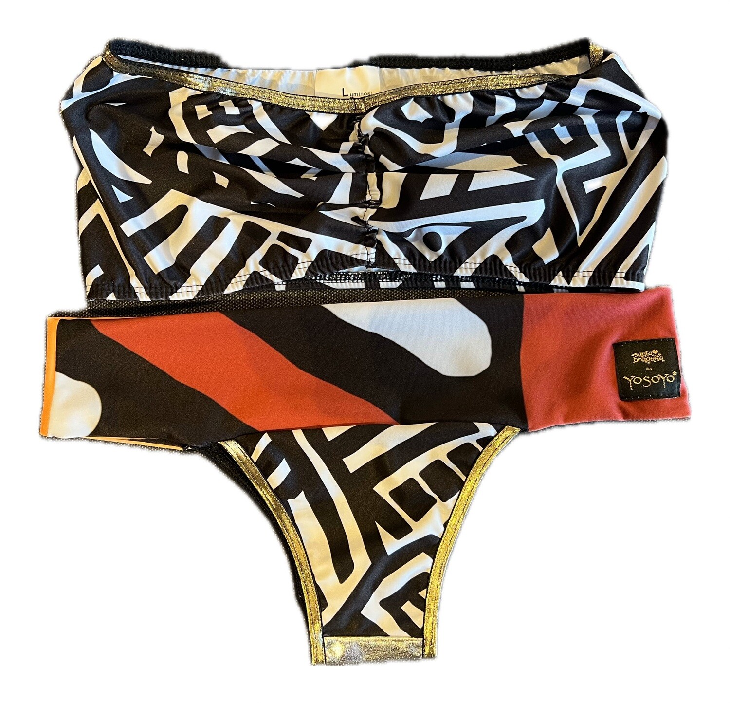 Conjunto bikini BRAZIL + BANDEAU “BOGO GEO”