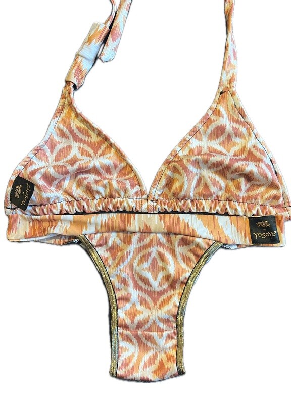 BIKINI TINY BRAZIL  + TRIÁNGULO « SAUVAGE MAIS GENTILLE »
