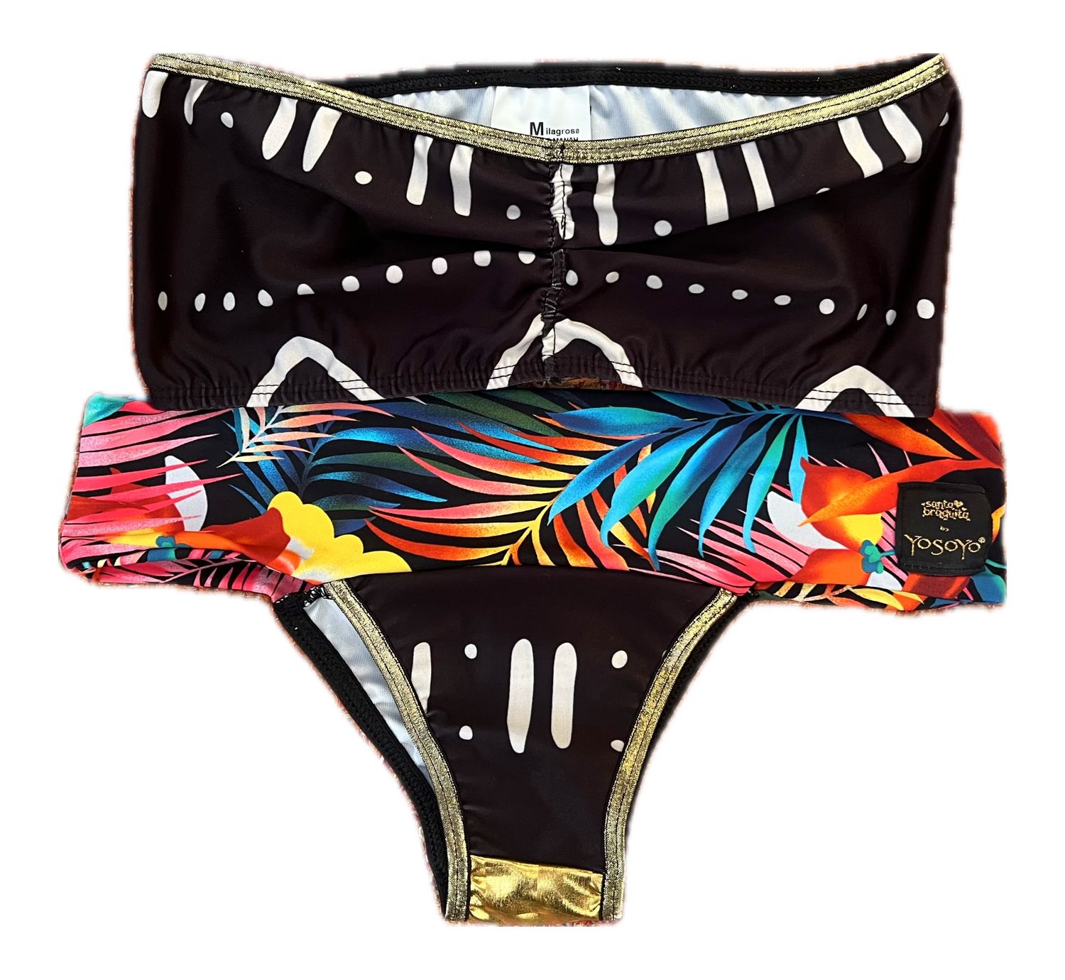 Conjunto bikini BRAZIL + BANDEAU “LION ZION”