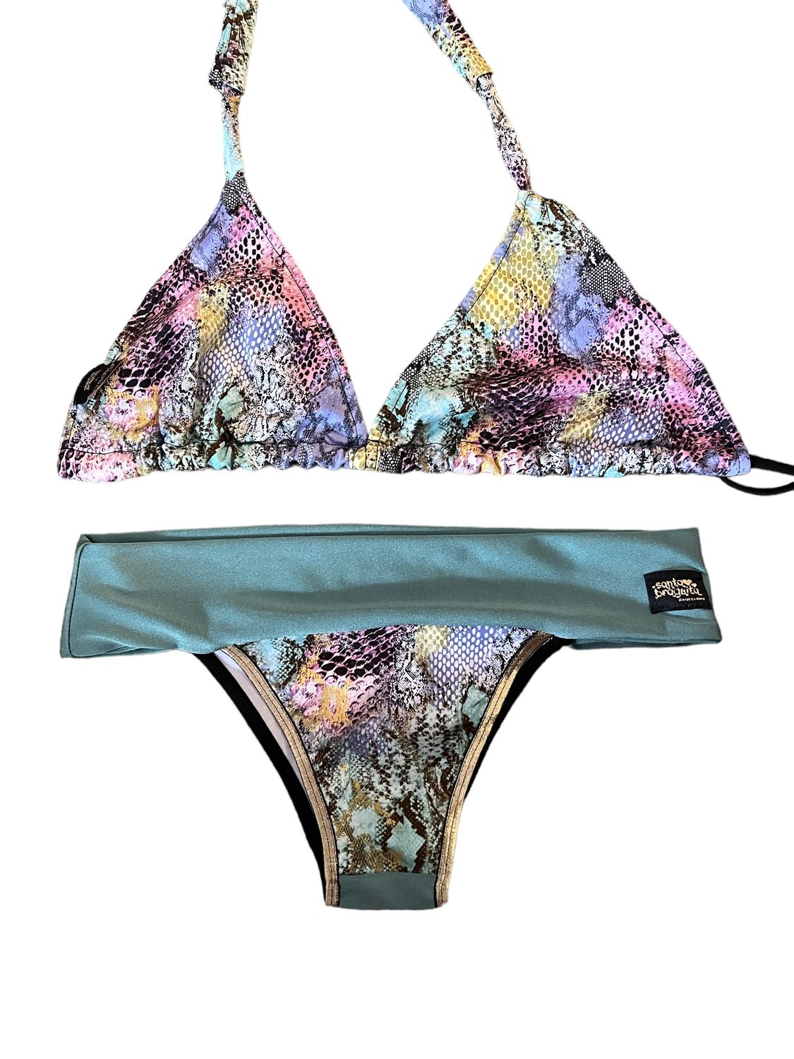 CONJUNTO BRAZIL + TRIÁNGULO “SNAKE green”