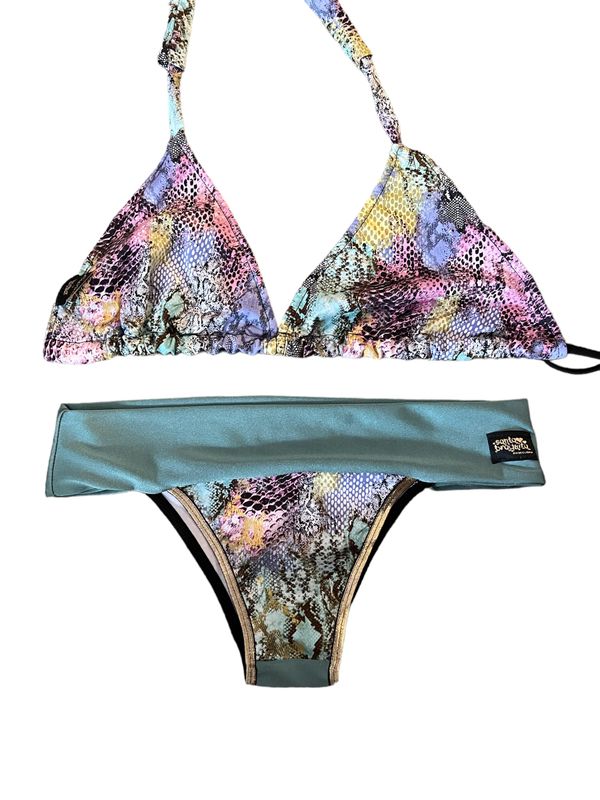 CONJUNTO BRAZIL + TRIÁNGULO “SNAKE green”