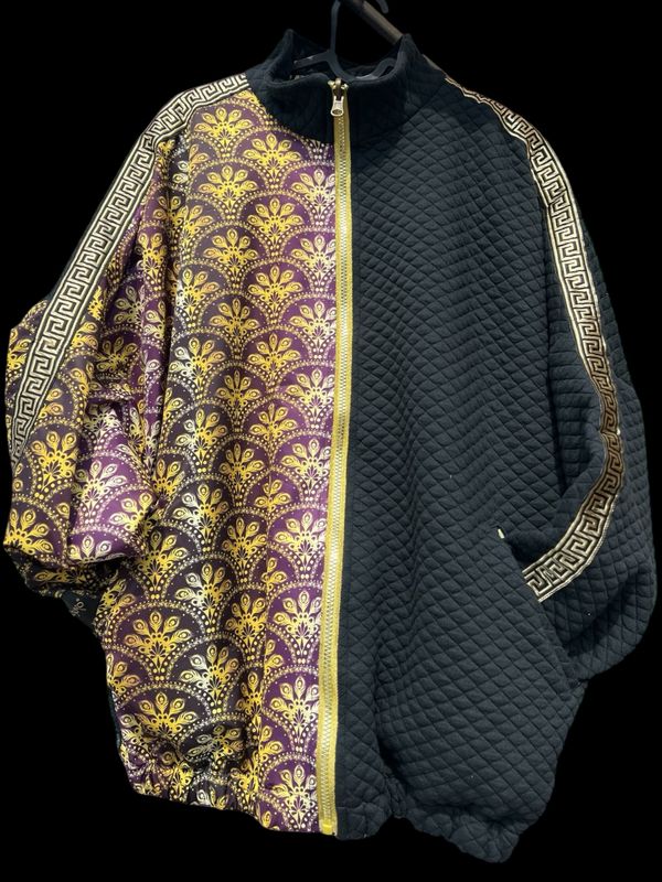 CHAQUETA BAD BAT OVER SIZE REVERSIBLE “BLACK NEW DHELI”