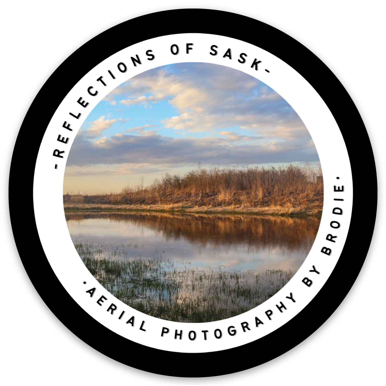 Reflections of Sask Sticker