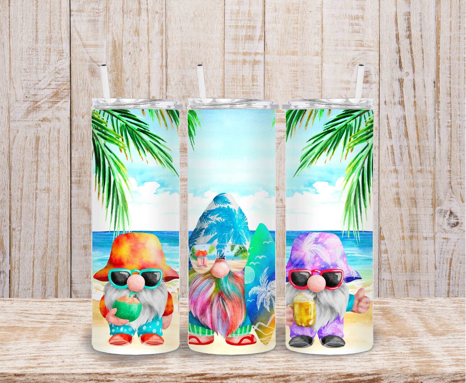 summer beach gnomes