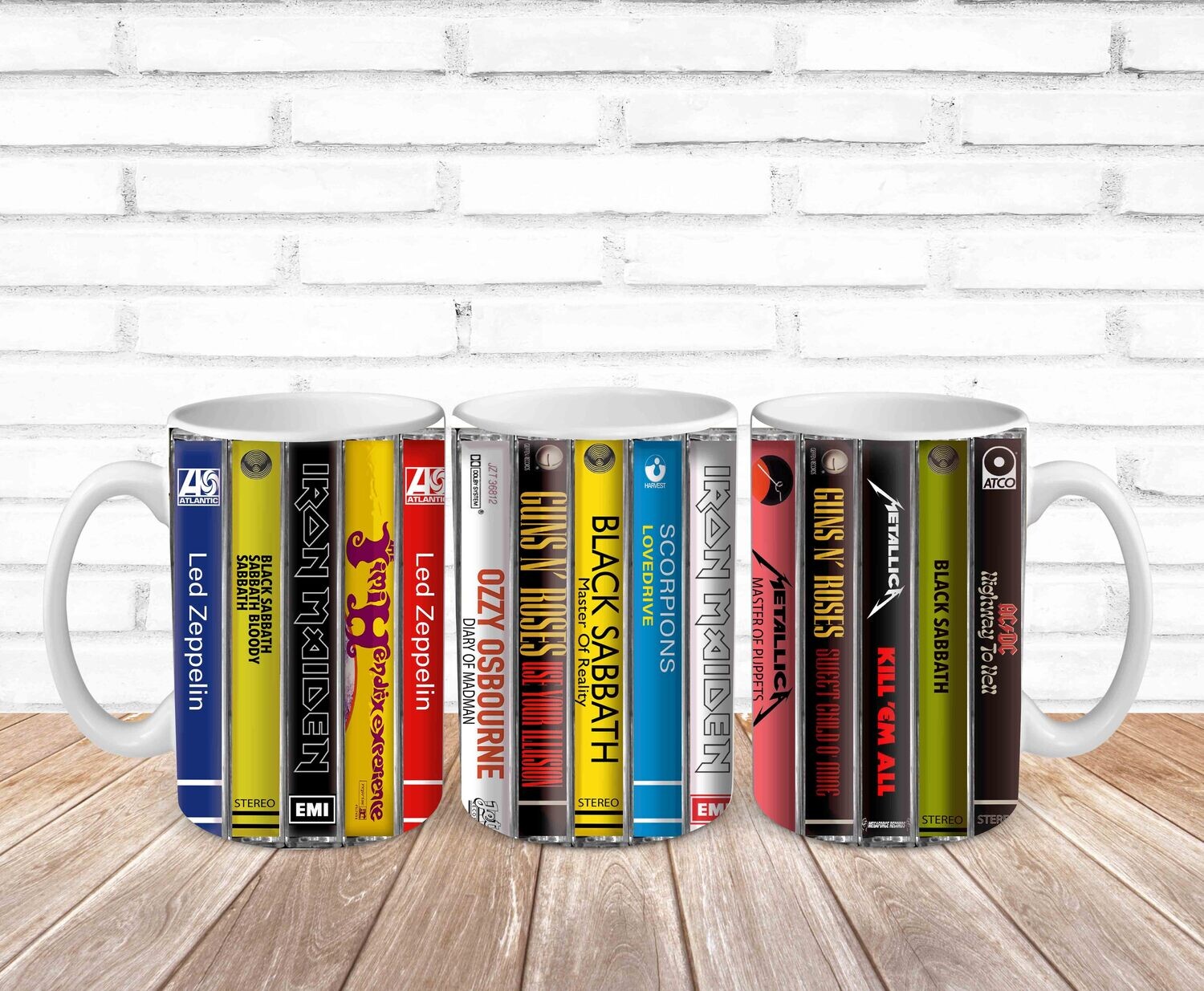 Nostalgic Rock Heavy Metal Bands Cassette Tape