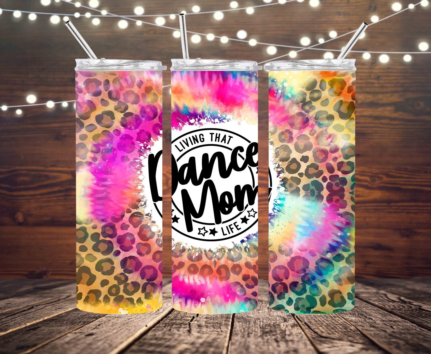 Dance Mom Leopard Tie Dye