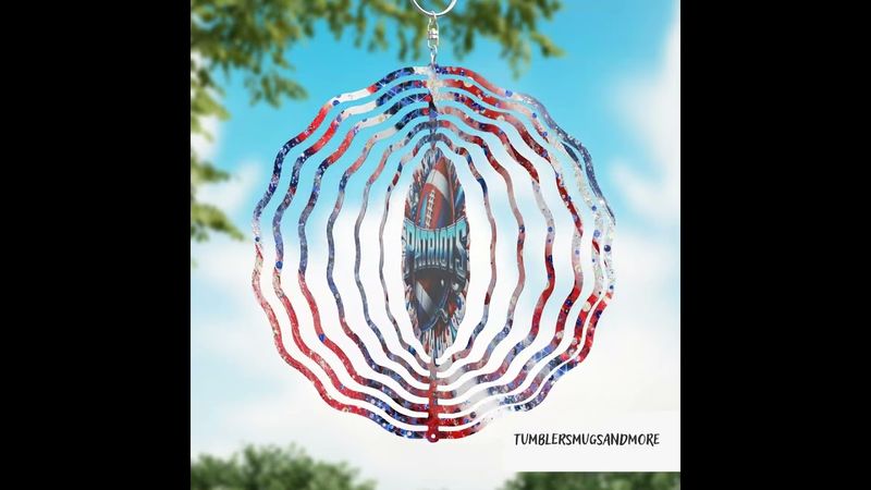 Patriots wind spinner