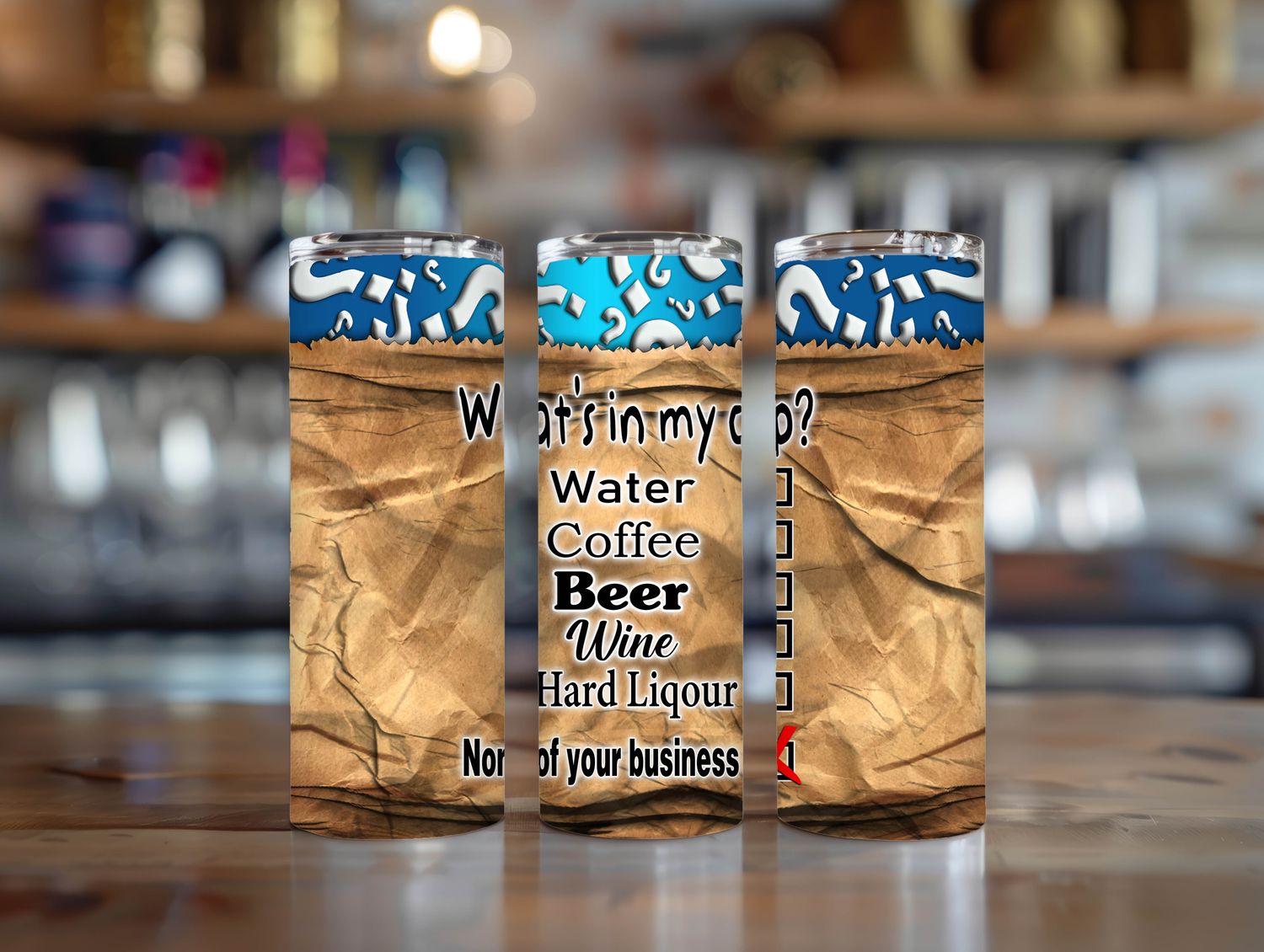 Funny beer and wine.