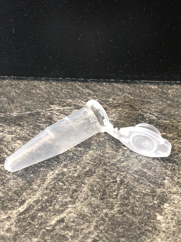 Reaktionsgefäß 0,5 ml natur - gelocht