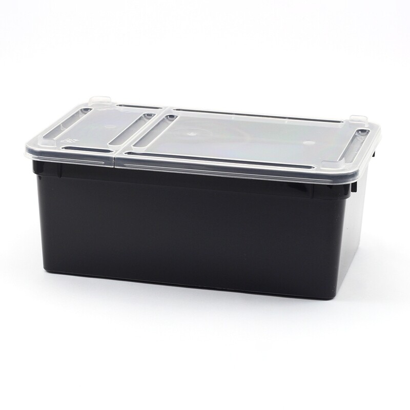 BraPlast Dose 19x12x7,5 cm (1,3 l) schwarz