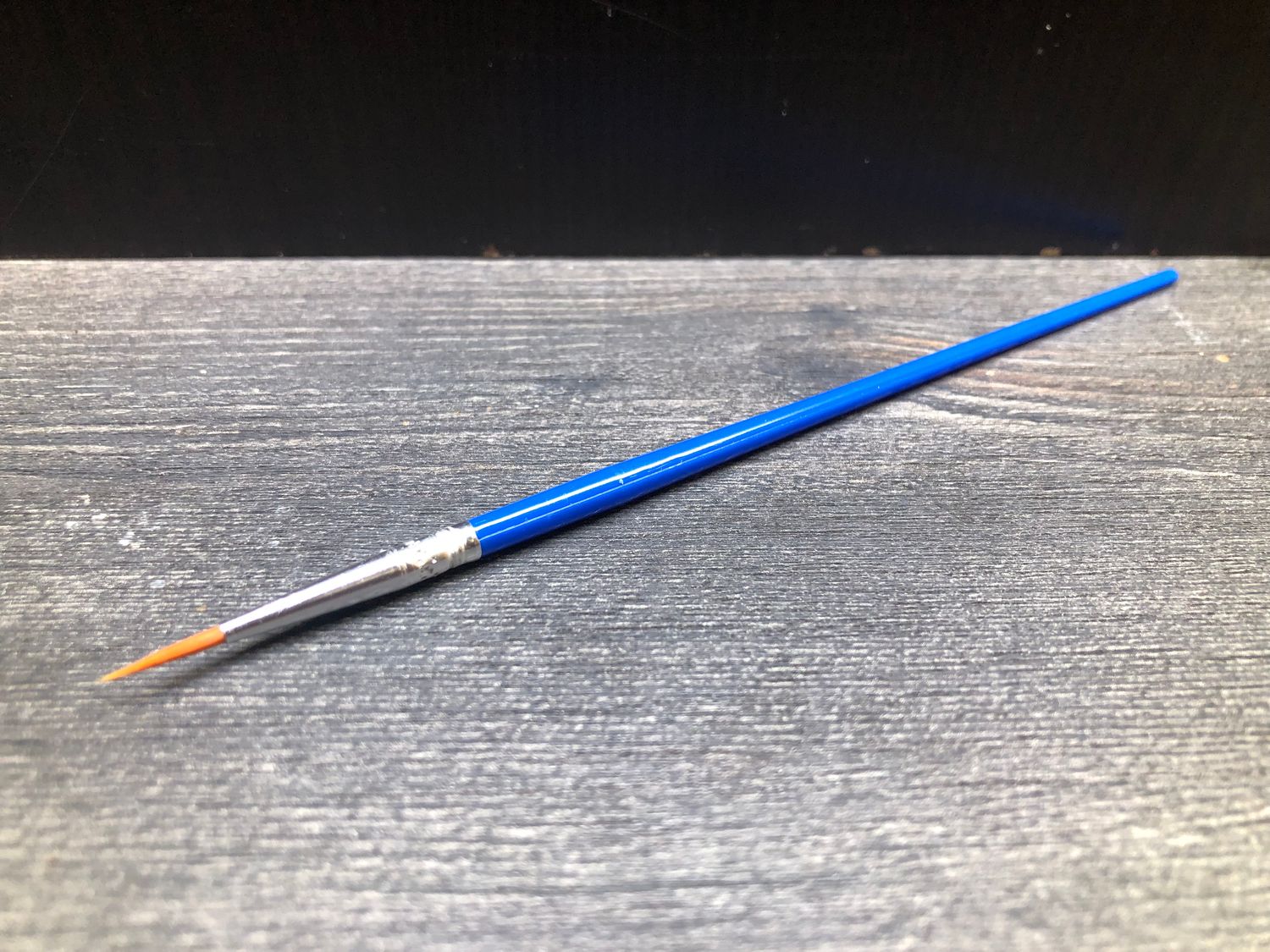 Pinsel Rundpinsel 17cm blau (Umsetzhilfe für Spinnen)