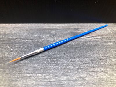 Pinsel Rundpinsel 17cm blau (Umsetzhilfe für Spinnen)