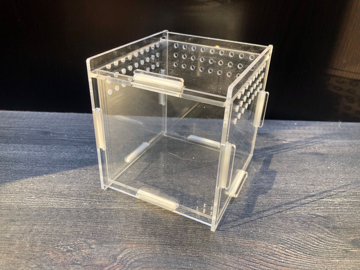 Acryl Terrarium BTH 10 x 10 x 10cm mit Klemmverschluß