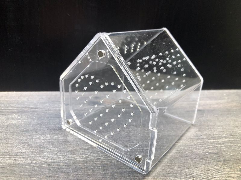 Acryl Terrarium Hausform BTH 10 x 10 x 10cm mit Magnetverschluß