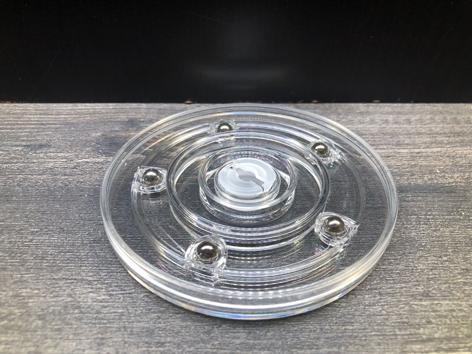 15cm ⌀ Acryl dünne strapazierfähige Drehplatte