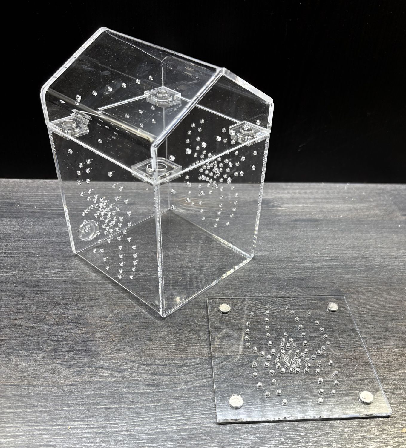Acryl Terrarium Hausform BTH 10 x 10 x 15cm mit Magnetverschluß