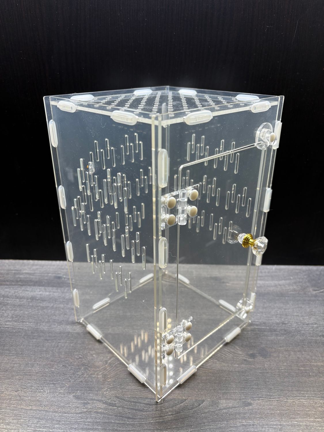 Acryl Terrarium BTH 15 x 15 x 25cm mit Fronttüre Klemmverschluss